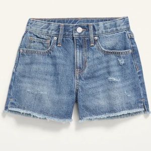 Girls Old Navy High Waist Jean Shorts